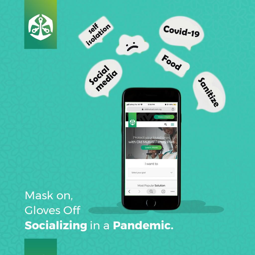Mask on, gloves off: Socializing in a pandemic