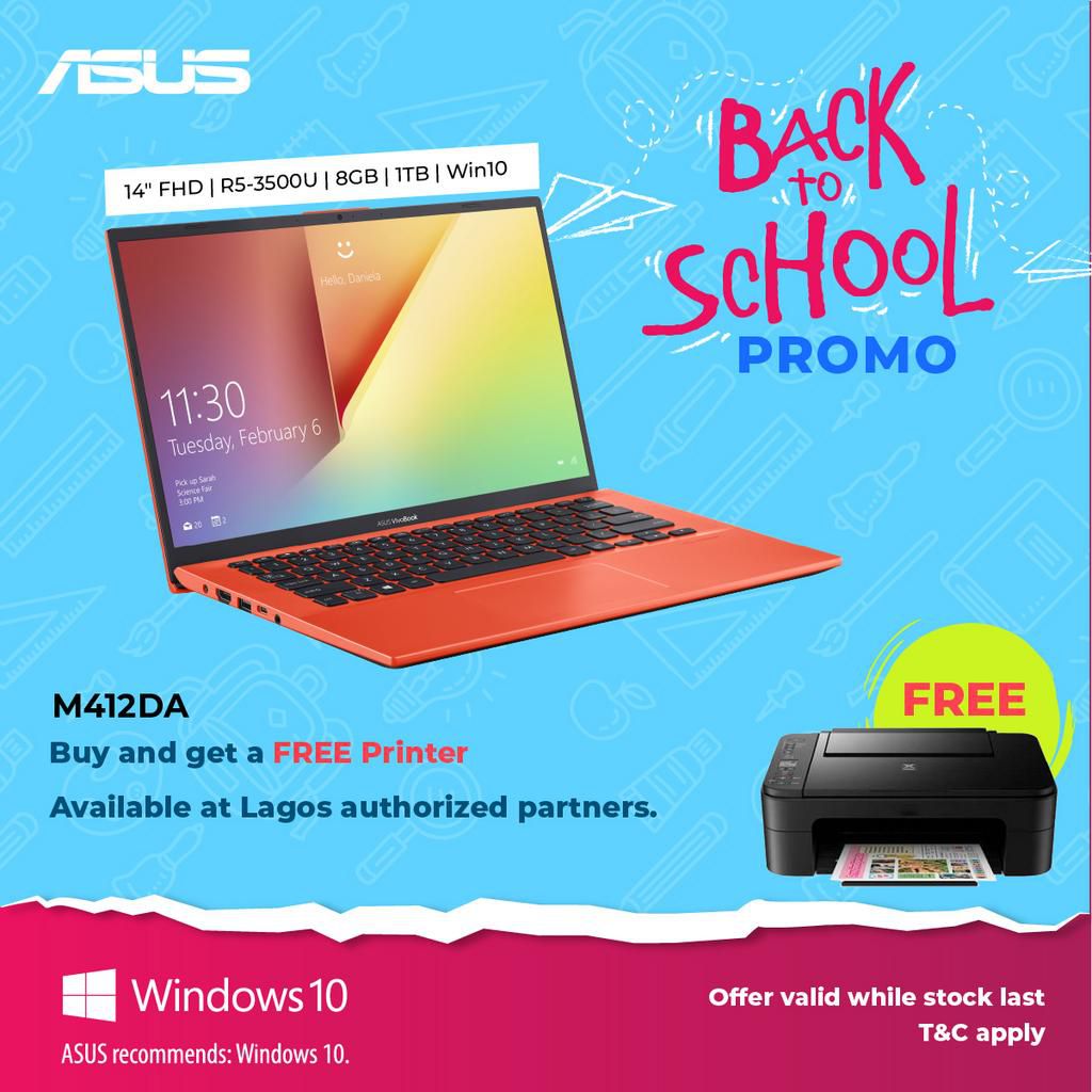 ASUS launches 2020 Back to School Promotion: Free wireless printers with eligible ASUS Windows 10 PC purchase