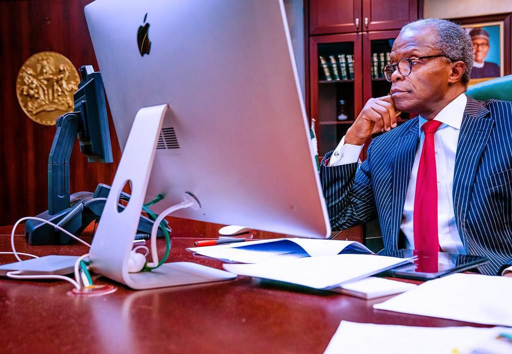 Vice President Yemi Osinbajo. [Twitter@tolaniali]