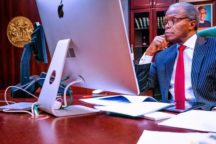 Vice President Yemi Osinbajo. [Twitter@tolaniali]