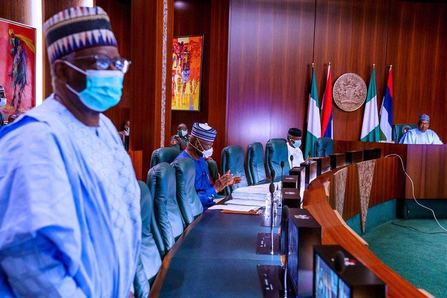Gambari resumes as Chief of Staff at the FEC meeting of May 13, 2020 (Tolu Ogunlesi)