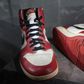 A pair of Michael Jordan's game-worn sneakers sold for $615,000, shattering a record set just months ago by the sale of another pair of the basketball legend's shoes