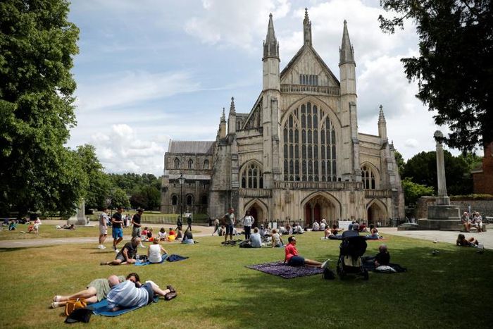 The UK government said Sunday it will reopen places of worship for individual prayer on June 15