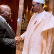 Ghana President, Nana Akufo-Addo and President Muhammadu Buhari of Nigeria. (Daily post)