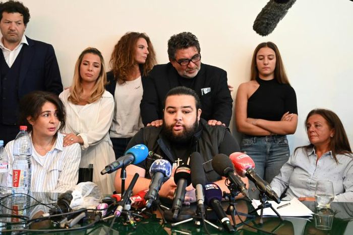 "Behind the chokehold, there is a state of mind, an unease," Chouviat's widow, Doria, told a press conference