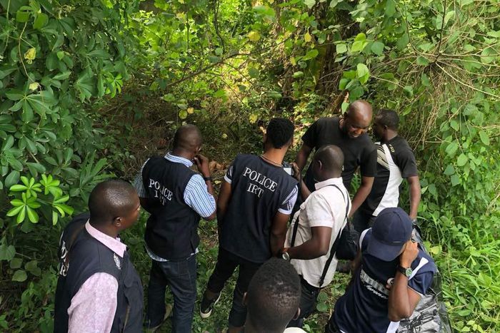 Nigeria's police IRT on duty (PM Express)