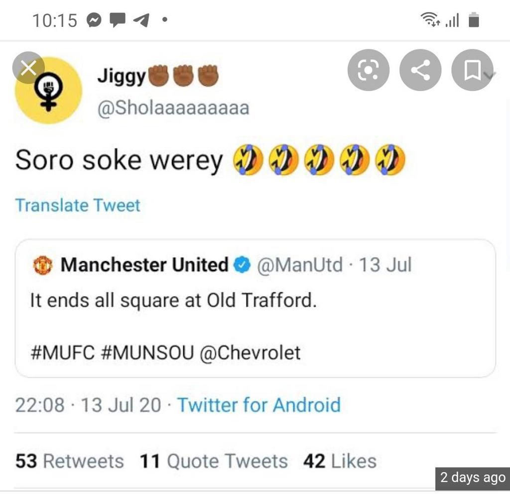 Soro Soke Werey. (Twitter/Sholaaaaaaaaa)