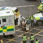 Police say one man is dead and six people were injured in a suspected stabbing attack in Glasgow
