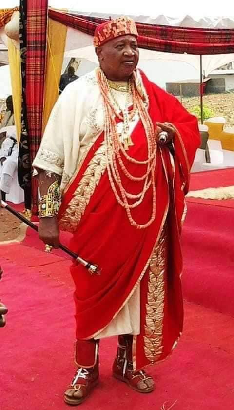 Igwe John Ositadimma Umenyiora [Facebook/Femi Adesina]