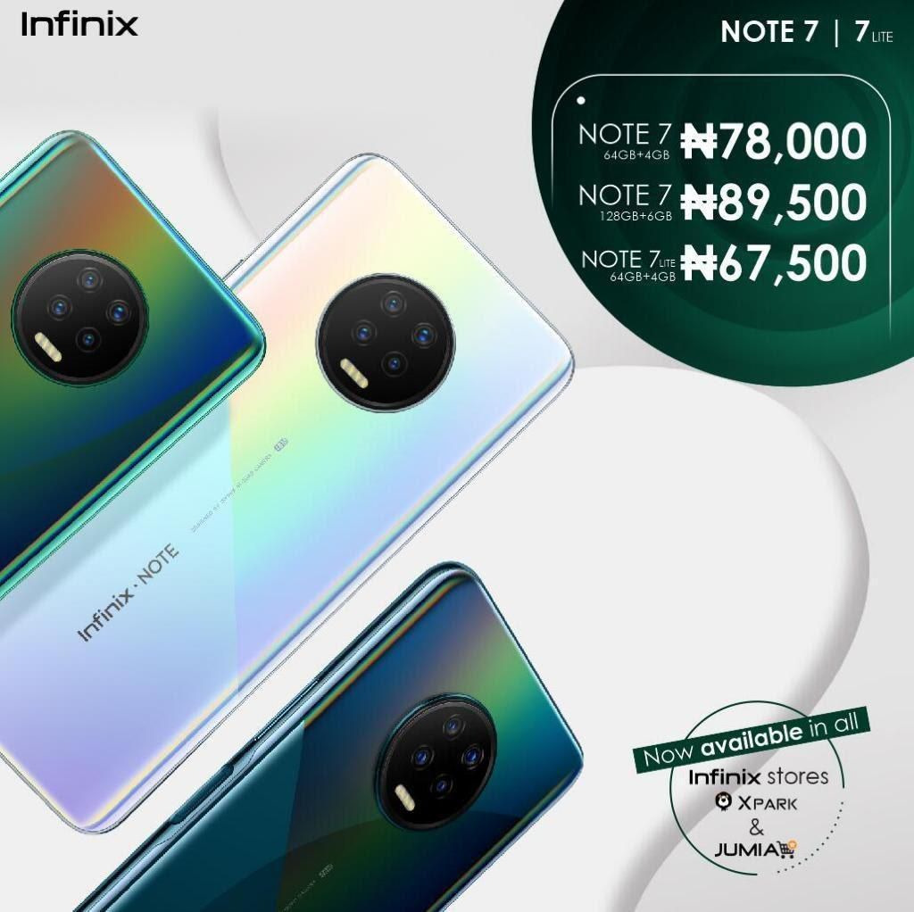 Infinix unveils the masterfully designed Note 7 in the first online smartphone launch with celebrities in Africa