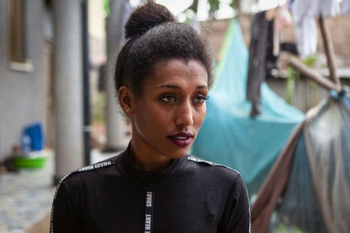 Hardship: Birtukan Mekuanint, 23, says she was trapped and exploited after she went to work in Lebanon as a maid