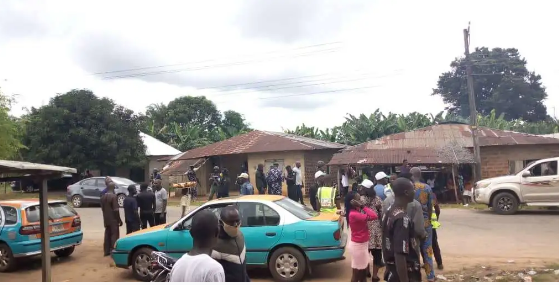 Ajayi Agboola's polling unit at Kiribo, Ese-Odo LGA. (TheCable)