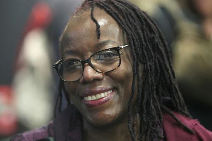 Arrested: Tsitsi Dangarembga, pictured at the Frankfurt Book Fair in 2018