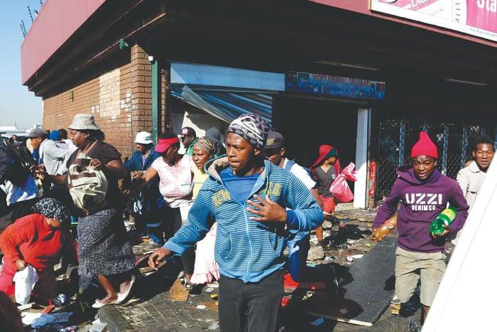 Food, liquor stores looted in South Africa amid coronavirus lockdown. [dawn]