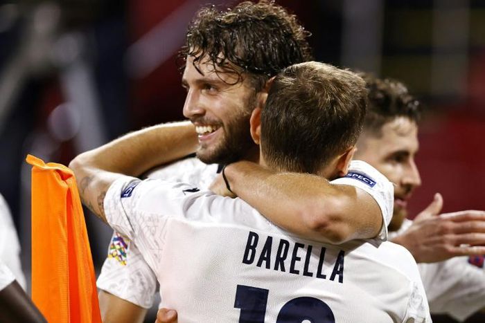 Nicolo Barella scored the decisive goal in a hard-fought win over the Netherlands in Amsterdam
