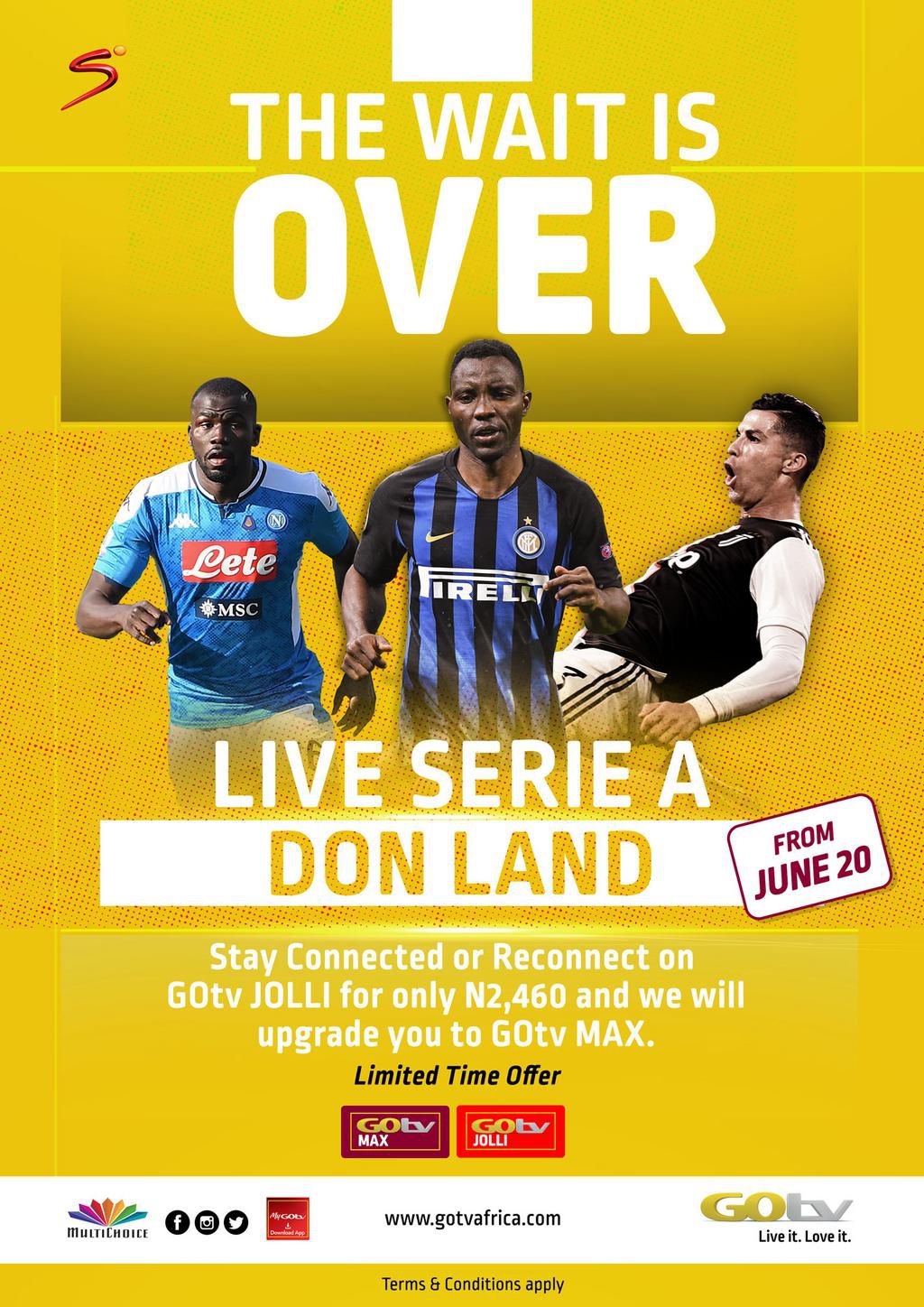 Get ready for live sports with GOtv