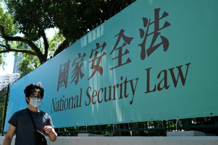 Billboards proclaim Beijing's new security law in Hong Kong