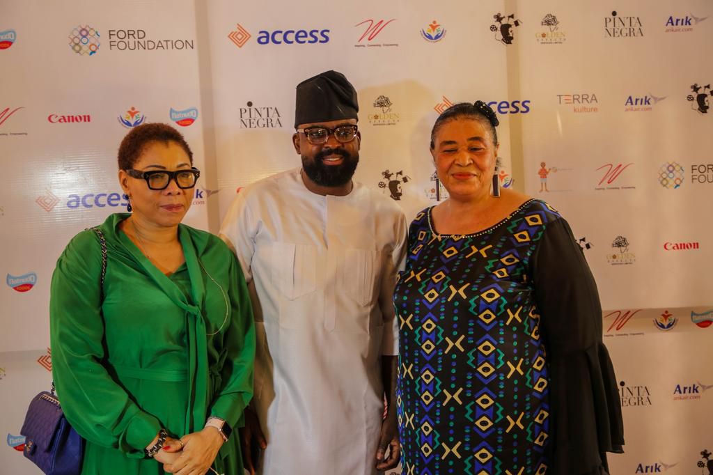 Ayona Trimnell - Group Head, W Initiative, Access Bank PLC  Kunle Afolayan  and Ajoritsedere Awosika - Chairman, Access Bank PLC at the screening of 'Citation'