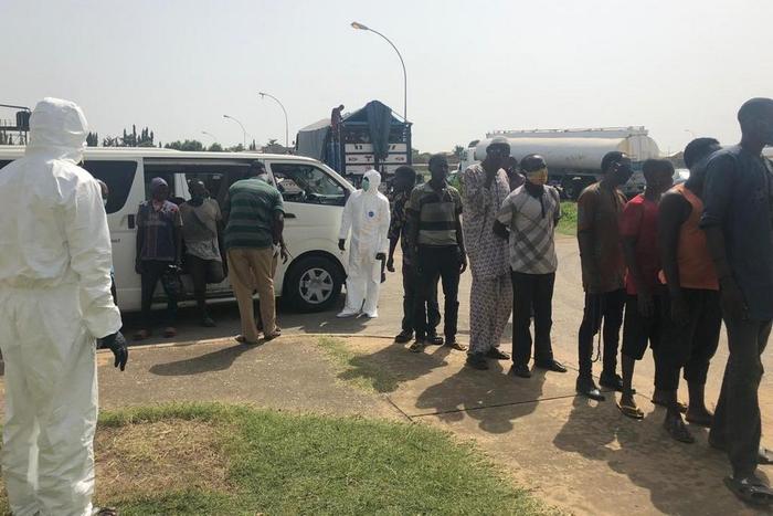 Niger state Government intercepts no fewer than 59 persons who came into the state from various parts of the country. [Twitter@Nupenchi_]