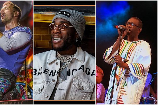 The album features the legendary Youssou N'Dour, Naughty By Nature, Coldplay's Chris Martin, Sauti Sol, and UK-Ghanaian rapper Stormzy. [Instagram/ChrisMartinFans] [Instagram/BurnaBoyGram] [EastsideFM]