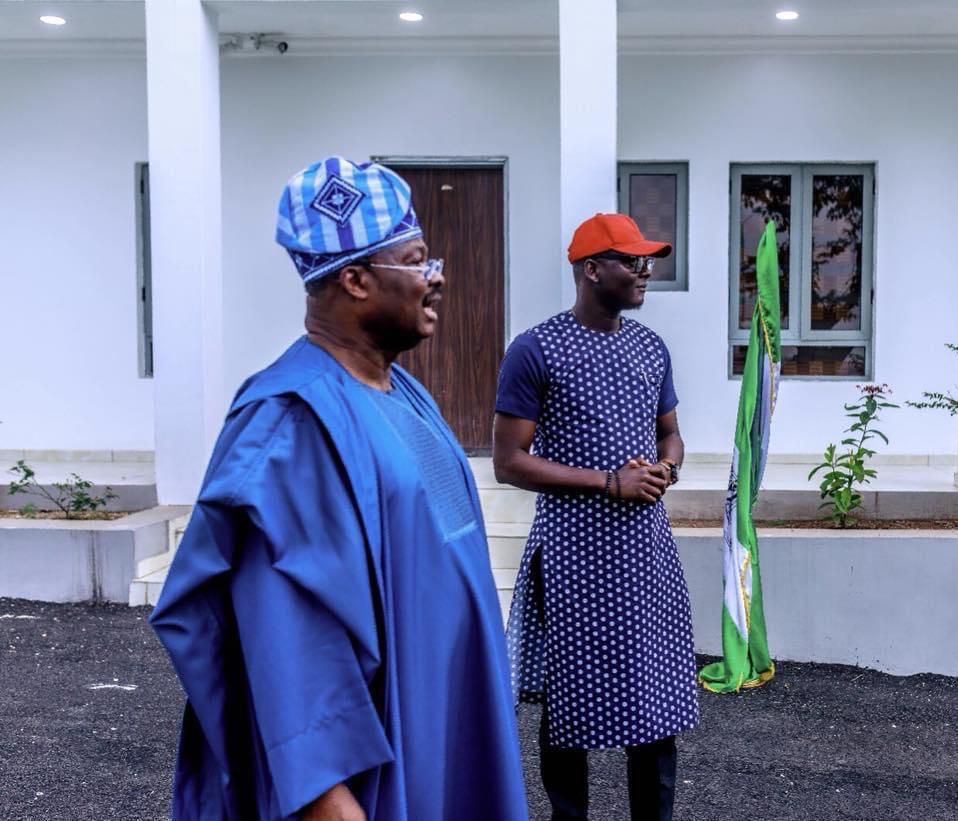Babajide Fadoju alongside Ajimobi