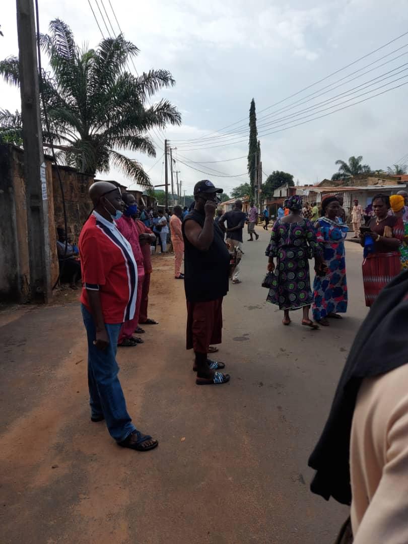 Impressive voter turnout at PU 014 Oke-Ijebu/Osikoti. (Pulse)