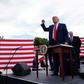 US President Donald Trump, campaigning in Florida, could have to fund his own campaign if donations dry up