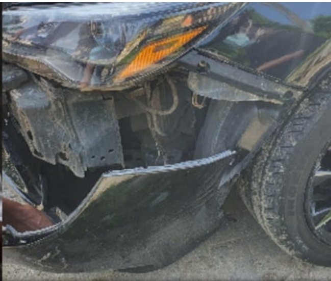 Remorseful Uber driver in tears as man whose car he crashed gives him money and asks him to go