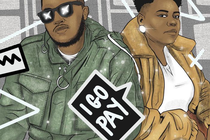 Emiboy collaborates with Teni on his latest single, 'I Go Pay.' (Oga Ndi Oga Entertainment)