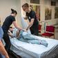 Cabin crews' work experience means they already have  many of the necessary skills to look after patients