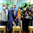 Opposition candidate Luis Abinader, who ran out winner of the Dominican Republic's presidential election, pictured casting his vote in the capital Santo Domingo
