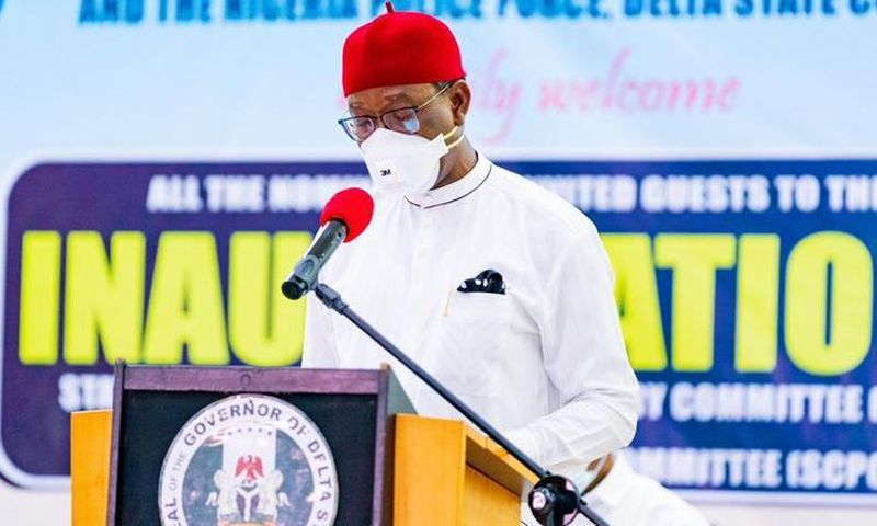 Delta state, Governor Ifeanyi Okowa. [Twitter/@IAOkowa]
