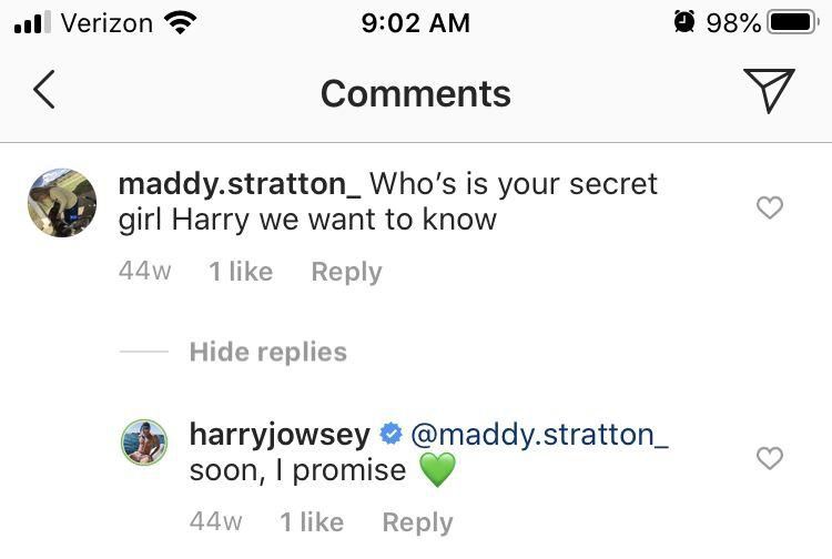 harry jowsey instagram