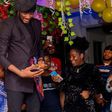 Music icon 2Baba Idibia and his daughter, Olivia at his 45th birthday party [Instagram/AnnieIdibia]