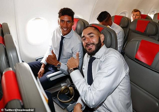 Raphael Varane (left) and Karim Benzema (Daily Mail)