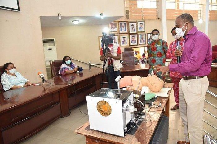 Coronavirus: UNIBEN researchers produce clinically tested ventilator. [Twitter/@thecablestyle]