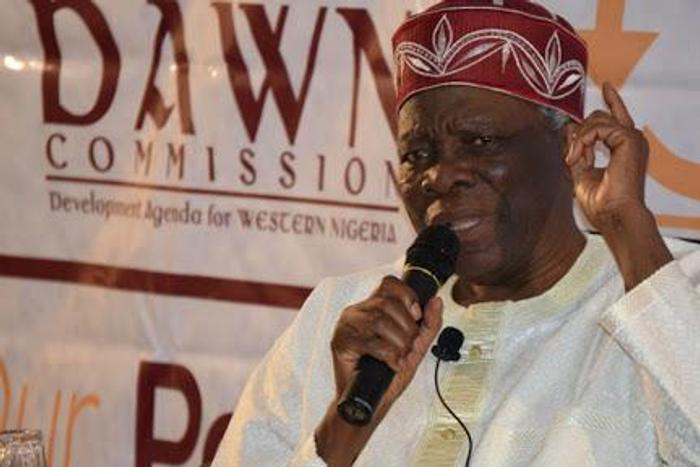 foremost Yoruba nationalist, Prof Banji Akintoye. [newstrack]