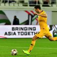 Rhyan Grant in action for Australia against Uzbekistan during the 2019 AFC Asian Cup. The defender slotted home an extra-time winner for Sydney FC against Melbourne City in the A-League Grand Final after the teams went scoreless for 90 minutes