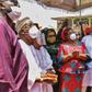 Governor Seyi Makinde at the flag off ceremony of Akesan market reconstruction in Oyo.  [Twitter/@oyostategovt]