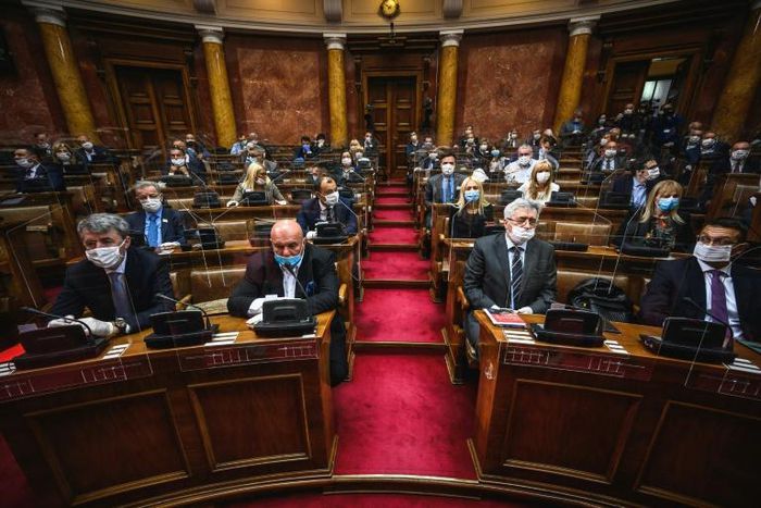 Vucic's party is poised to boost its parliamentary majority with 60 percent of the vote, and its coalition partner, the Socialist Party of Serbia, has around 12 percent support, a recent poll found