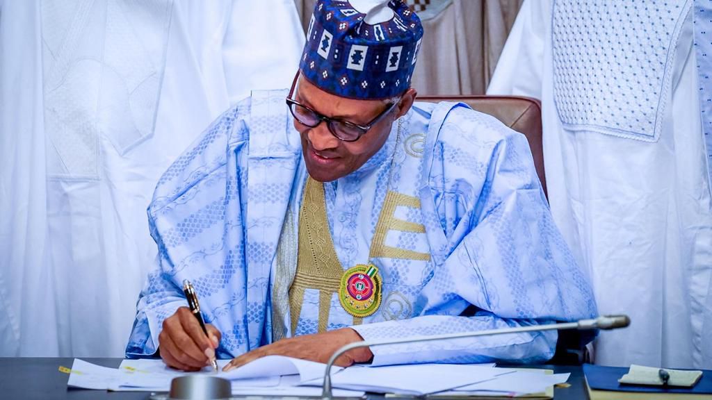 President Muhammadu Buhari. [Twitter/BashirAhmaad]