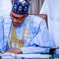 President Muhammadu Buhari. [Twitter/BashirAhmaad]