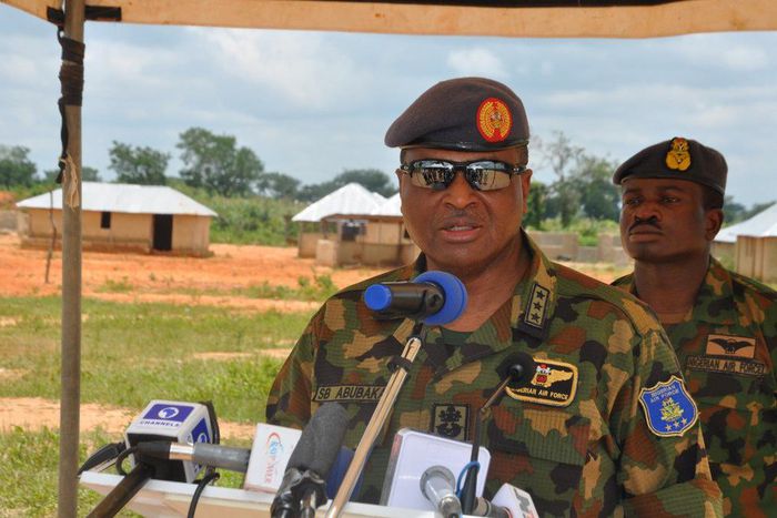 Chief of Air Staff, Air Marshal Sadique Abubakar