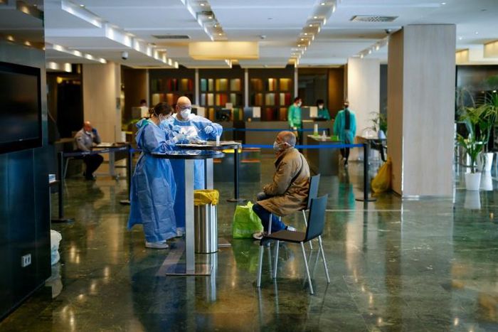 Spain is taking recovering virus patients out of hospitals and putting them in quarantine in hotels