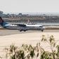 An Israir Airlines flight from Tel Aviv lands at Cyprus's Larnaca International Airport, the first scheduled commercial passenger flight to arrive on the island since the imposition of a coronavirus lockdown on March 21