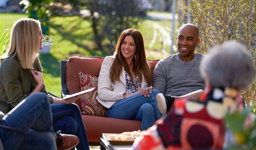 labor of love l r kristy katzmann and stewart gill in the &quot;sleepless in chicago&quot; season finale episode of labor of love, airing thursday, july 16 900 1000 pm etpt on fox  2020 fox media llc cr parrish lewis