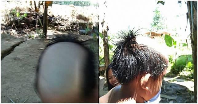 Father gives stubborn son hilarious haircut to stop him from going out to contract COVID-19