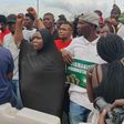 #EndSARS protesters at the Lekki-Epe toll gate, Lagos [Pulse]
