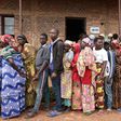 Burundians wait in line to vote in elections at a primary school in Giheta, with little attention paid to social distancing recommendations to curb the COVID-19 coronavirus