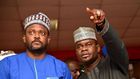 Kogi's Governor Yahaya Bello (right) with his deputy governor, Edward Onoja [Western Point Nigeria]